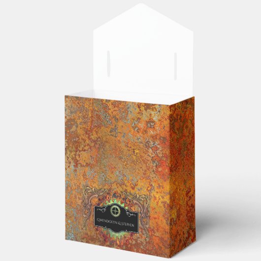 スティームパンクヴィンテージパーソナライズされた結婚式 フェイバーボックス