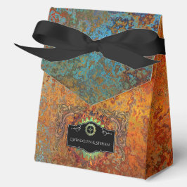 スティームパンクヴィンテージパーソナライズされた結婚式 フェイバーボックス