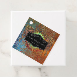 スティームパンクヴィンテージ結婚式「ありがとう」 フェイバータグ