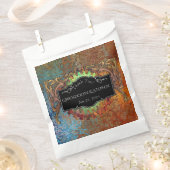 スティームパンクヴィンテージ結婚式「ありがとう」 フェイバーバッグ (クリップ留めされた状態)