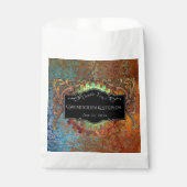 スティームパンクヴィンテージ結婚式「ありがとう」 フェイバーバッグ (正面)