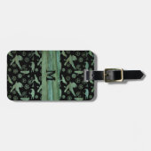 スティームパンクヴェルディグリスギアアンドクロウズモノグラム ラゲッジタグ (正面横)