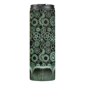 スティームパンクヴェルディグリブロンズギアカスタムモノグラム タンブラー (裏面)