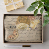 スティームパンク古いビクトリアンデコップバードヴィンテージ 薄葉紙 (ギフト)