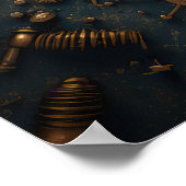 スティームパンク天文学のポスター ポスター (角)