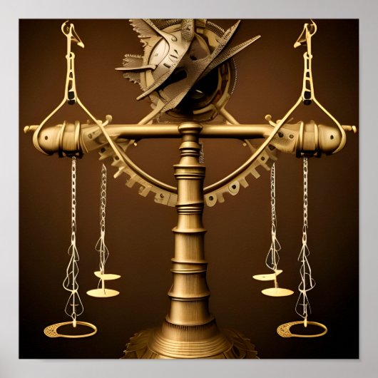 スティームパンク天秤座 ポスター (正面)