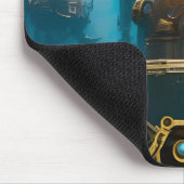 スティームパンク失ったシティオブアトランティス マウスパッド (コーナー)