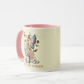 スティームパンク妖精イエロークロックギア マグカップ (正面左)