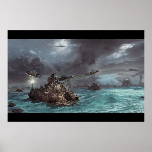 スティームパンク宇宙船 ポスター (正面)