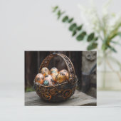 スティームパンク復活祭の挨拶 シーズンポストカード (スタンド正面)