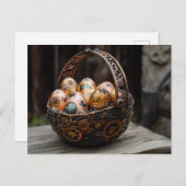 スティームパンク復活祭の挨拶 シーズンポストカード (正面/裏面)