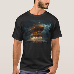 スティームパンク水中海ライナー Tシャツ