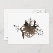 スティームパンク海賊船 ポストカード (正面/裏面)