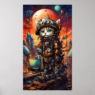 スティームパンク猫I ポスター