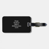 スティームパンク猫I ラゲッジタグ (裏面横)