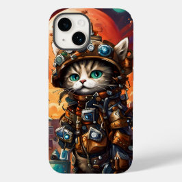 スティームパンク猫I Case-Mate iPhone 14ケース