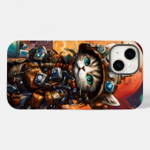 スティームパンク猫I Case-Mate iPhoneケース (裏面 (横))