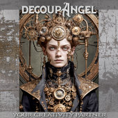 スティームパンク皇后エレノア – Decopage - 薄葉紙