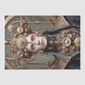 スティームパンク皇后エレノア – Decopage - 薄葉紙 (正面)