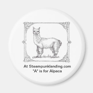 「スティームパンク着陸の動物」セットの最初 マグネット