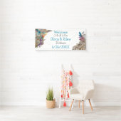 スティームパンク結婚をテーマにした 横断幕 (インサイチュ)