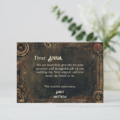 スティームパンク結婚ノワール事件 サンキューカード (スタンド正面)