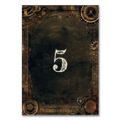 スティームパンク結婚ノワール事件 テーブルナンバー (裏面)