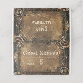 スティームパンク結婚ノワール事件 プレイスカード (外部開封)