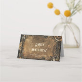 スティームパンク結婚ノワール事件 プレイスカード (裏面)