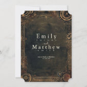 スティームパンク結婚ノワール事件 招待状 (裏面)