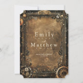 スティームパンク結婚ノワール事件 招待状 (裏面)