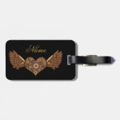 スティームパンク翼ハートとギアThunder_Cove ラゲッジタグ (裏面横)