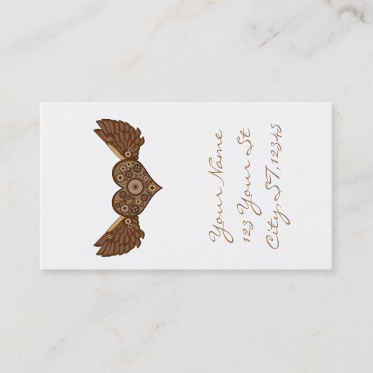 スティームパンク翼ハートとギアThunder_Cove 名刺 (正面)