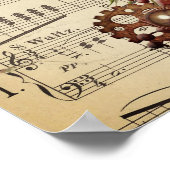 スティームパンク翼ホットエアバルーン ポスター (角)