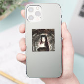 スティームパンク落ちたエンジェル |ダークアート シール (スマートフォン)