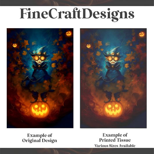 スティームパンク見習い魔女/魔法使いF5デコページ 薄葉紙