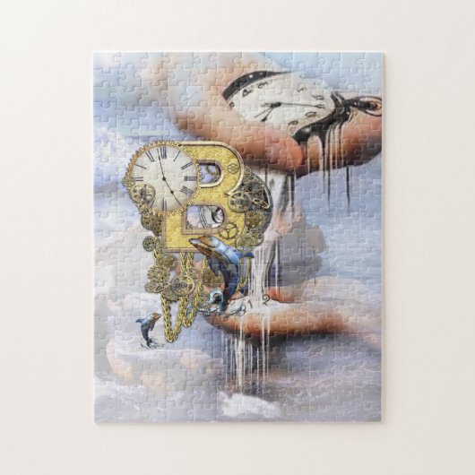 スティームパンク誕生日レターB ジグソーパズル (縦)