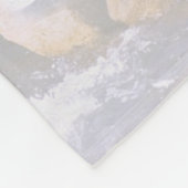 スティームパンク誕生日レターB フリースブランケット (角)