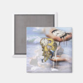 スティームパンク誕生日レターB マグネット (正面/裏面)