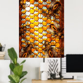 スティームパンク語 – 養蜂家 ポスター (ホームオフィス)