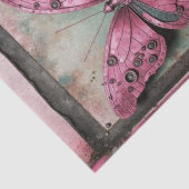 スティームパンク金属バタフライデコパージュ 薄葉紙 (詳細)