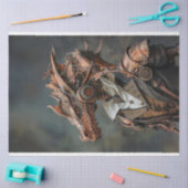 スティームパンク銅龍デコページ 薄葉紙 (クラフト)