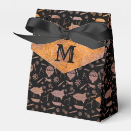 スティームパンク錆びた飛行船カスタムモノグラム フェイバーボックス