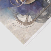 スティームパンク雄ライオンパープルブルーグランジデコパージュ 薄葉紙 (詳細)