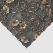 スティームパンク離れラスティの花とデコページ 薄葉紙 (詳細)