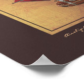 スティームパンク飛行船トリオのファンタジー ポスター (角)