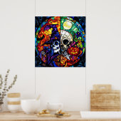 スティームパンク魔女アートポスター ポスター (キッチン)