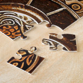 スティームパンク鳥アート難しい ジグソーパズル (側面)