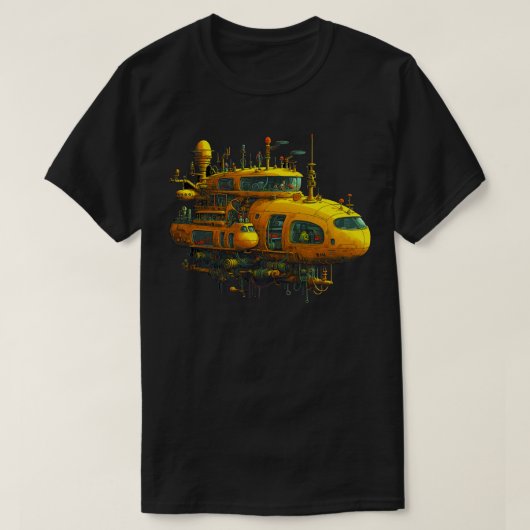 スティームパンク黄海潜水艦 Tシャツ (デザイン正面)