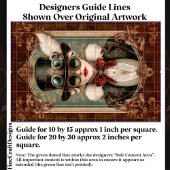 スティームパンク/アールヌーボー女性，金ゴールドCM8デコページ 薄葉紙